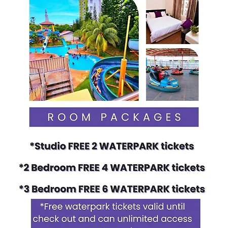 Paragon Water Themepark Suites Melaka By Ggm Exterior photo